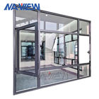 Wechselseitiges offenes langes dünnes Aluminiumprofil-Neigungs-und Drehungs-Flügelfenster-Glas Windows fournisseur