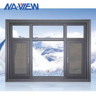 Aluminium-Rahmen-solides Beweis-Flügelfenster-Fenster-billiger Preis-Entwurf fournisseur