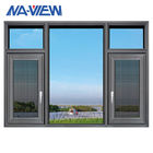 Billiges Aluminiumflügelfenster gleitendes doppelverglastes Windows für Malaysia fournisseur