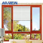 Aluminiumrahmen-Handelsklasse-Hersteller-Flügelfenster-Fenster-Detail setzt für Preis Größen fest fournisseur