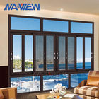 Metallrahmen-doppeltes glasig-glänzendes Hurrikan-Auswirkungs-Aluminium-Glasfenster Guangdongs NAVIEW fournisseur