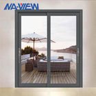 Großhandelsaluminiumwohnspeicher-vorderes Akkordeon-Bi-faltender gleitendes Fenster-Preis Guangdongs NAVIEW fournisseur