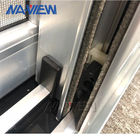 Großhandelsaluminiumwohnspeicher-vorderes Akkordeon-Bi-faltender gleitendes Fenster-Preis Guangdongs NAVIEW fournisseur