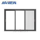 Aluminiumtüren Guangdongs NAVIEW und doppelverglaster horizontaler gleitender Sturm Windows Windows fournisseur