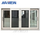 Großes Glas-stehende vorfabrizierte europäischer Standard-kugelsichere gleitendes Fenster-Aluminiumfabrik Guangdongs NAVIEW fournisseur