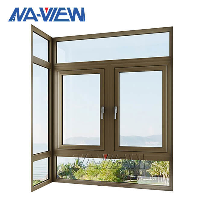 6063 Aluminiumschiebende Rahmen des profil-T5 und Flügelfenster-Fenster für Äthiopien fournisseur