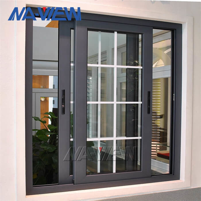 Aluminiumtür-Windows Guangdongs NAVIEW gleitendes Fenster großes Glas Windows fournisseur