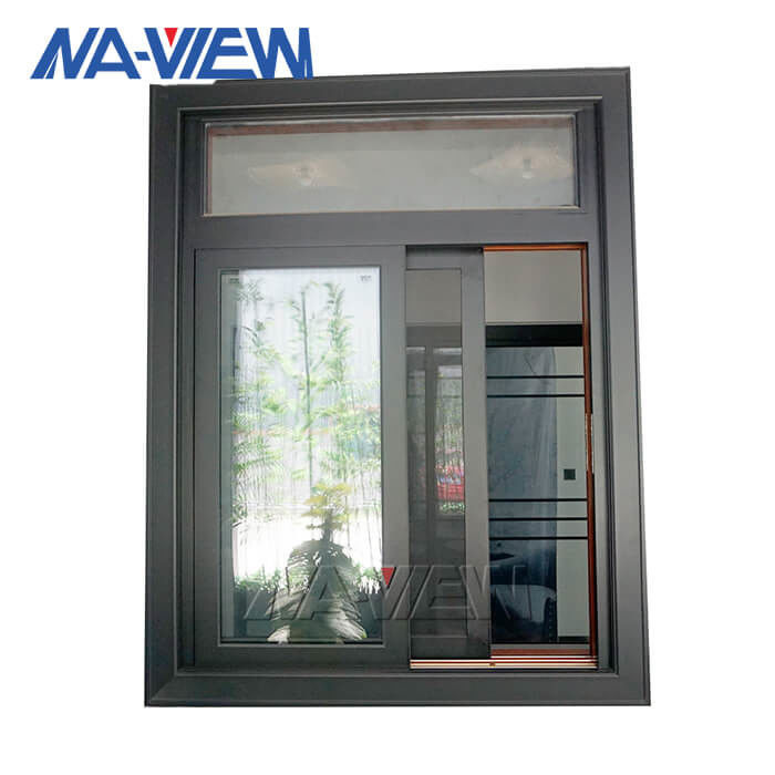 Entwerfen niedrige Preisliste Guangdongs NAVIEW Philippinen horizontaler solider Beweis-gleitendes Aluminiumfenster fournisseur