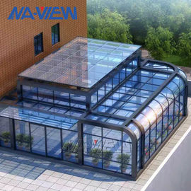 China Gebogener Dachgesims-Glas gebogener Dach Sunroom mit einzelnem abgehärtetem Dach-Glas usine