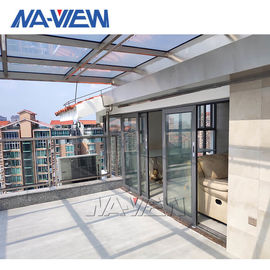China Gerader Flachgehäuse-einzelner Steigungs-Dach Sunroom vorfabrizierter Sunroom-Zusatz usine