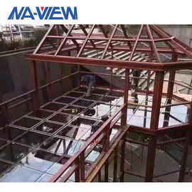 China Vorfabrizierter moderner Eckgazebo mit Dach-Wetterbeständigkeit usine