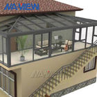 Errichten Sie einen Giebel-Dach Sunroom modernen Sunroom-Erweiterungs-Zusatz, der zum Haus befestigt wird fournisseur