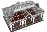 Alles würzt moderner Sunroom-Erweiterungs-Einschließungs-Bau-schräg liegendes Dach fournisseur