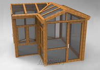 Glaspatio-Räume im Freien umweltfreundlicher Außenfertigsunroom-Zusatz fournisseur
