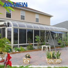 Four Seasons-Plattform-Einschließungen gebogener Dach Sunroom-Stahlrahmen Sunroom fournisseur