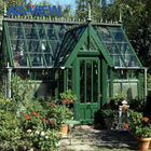 Grünes Garten-Gewächshaus-kleine Glasgewächshaus-Aluminiumgewohnheit fournisseur
