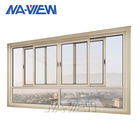 Australischer Standard Guangdongs NAVIEW, der weißes ausgeglichenes doppeltes Glasaluminiumfenster schiebt fournisseur