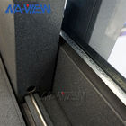 System-Fenster Guangdongs NAVIEW Ash Black Aluminum Sliding Window auf Vorzugspreis ist für Hotel-Wohnung verfügbar fournisseur