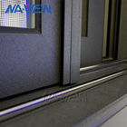 Wohndoppelverglastes schwarzes Aluminiumaluminium Guangdongs NAVIEW gestaltet gleitendes Fenster fournisseur