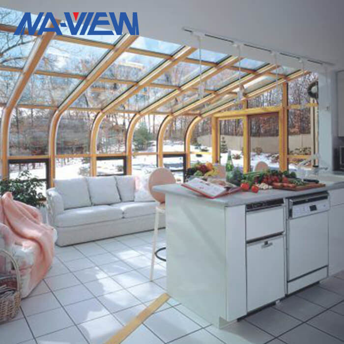 Schöne gebogene Dach Sunroom-freistehende Konservatorien Sunrooms fournisseur