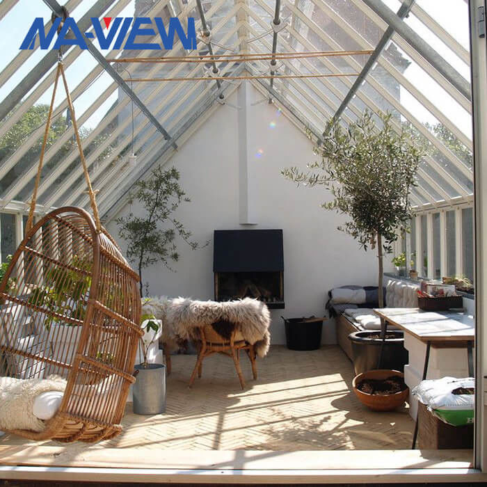 Kundengebundener Glasgarten-Gewächshaus weißer Sunroom für Wohn fournisseur