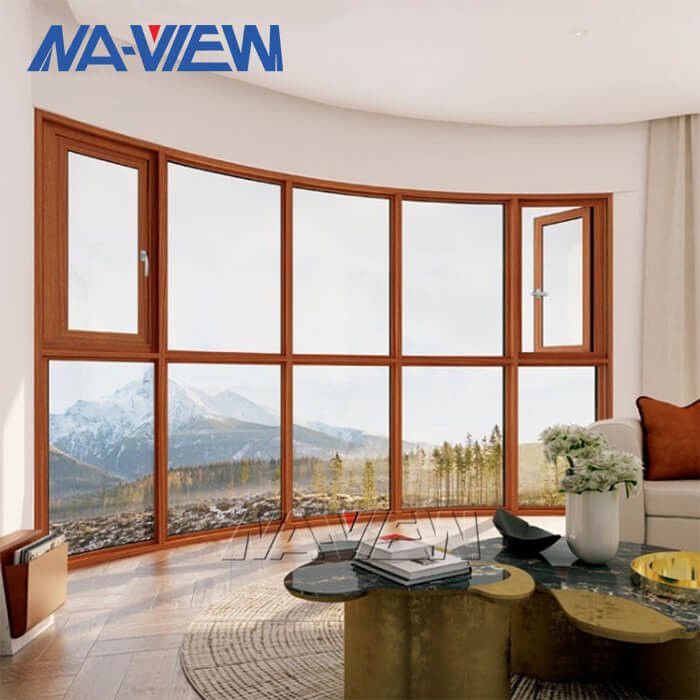 Kundengebundenes moderner Entwurfs-Aluminiumglasflügelfenster-Schwingen-Fenster Foshans Naview fournisseur